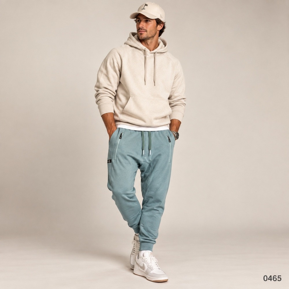 Parasuco Mens French Terry Jogger Sweatpants Sage Blue XXL 9350FLP 0466